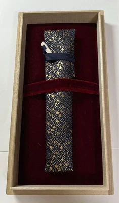 £523.04 • Buy Nakaya Fountain Pen With Letter Vintage With Box And Case Silver Red