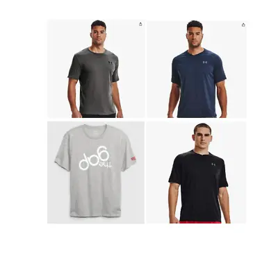 NWT 4 Men T-shirt Bundle Under Armour & GAP + Netflix Stranger Things Size M • $40