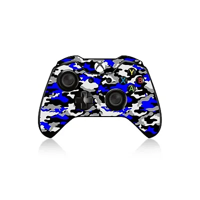 CAMO BLUE Skin For XBOX 360 One Series S X Controller Wrap Decal Sticker Cover • $9.55