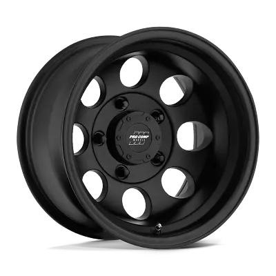 Set Of 4 Pro Comp PA69 VINTAGE Wheels 15X10 5X4.5 F-BLACK -47MM • $594