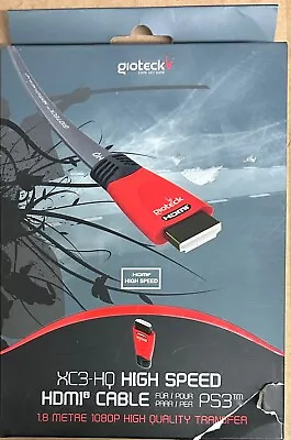 Gioteck XC3-HQ High Speed HDMI Cable New Sealed Box Damaged • £10.99