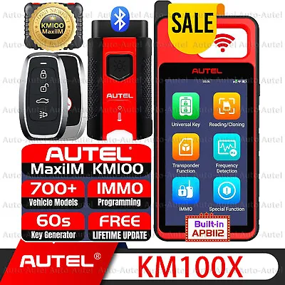 2024 Autel MaxiIM KM100 IMMO Key Fob Programming Immobilizer Tool Key Creation  • $470