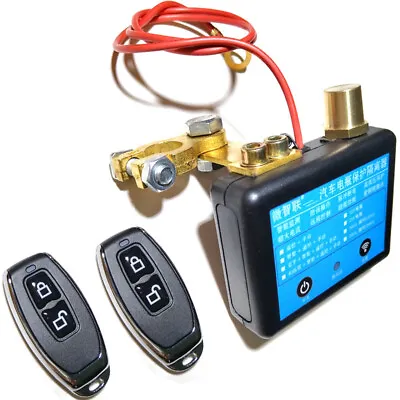 Car Battery Disconnect Switch Intelligent Auto Cut Off Wireless Remote Control • $47.60