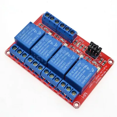 12V 4 Channel Relay Module With Optocoupler High And Low Level Trigger • $2.95