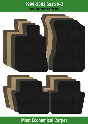 Lloyd Velourtex Front & Rear Row Carpet Mats For 1999-2002 Saab 9-3  • $135.99