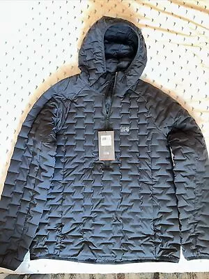 Mountain Hardwear Stretchdown Light Pullover Hoody Men's L Black • $125