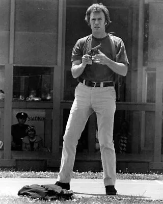 Clint Eastwood Full Body Pose At Firing Range 1973 Magnum Force 8x10 Photo • $10.99