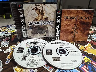 $7.50 • Buy Vagrant Story Sony PlayStation 1 PS1 Complete W Manual CIB Bonus Disc Excellent