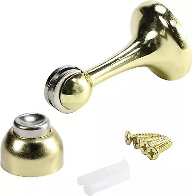 Hardware Magnetic Door Stop Holder 3 Inches (Brass 1 Pack) • $16.61