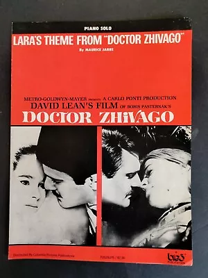 Lara's Theme From  Doctor Zhivago  Sheet Music Piano Solo Maurice Jarre • $7