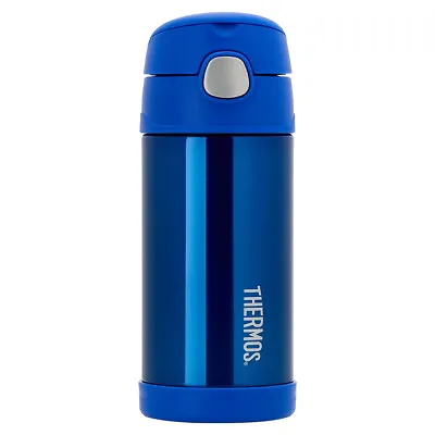 Thermos 355ml Funtainer Vacuum Insulated Drink Bottle Blue Stainless Steel • $27