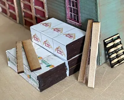 O Scale Plywood Lumber Stack Kits Laser Cut 8-Pack • $12.99