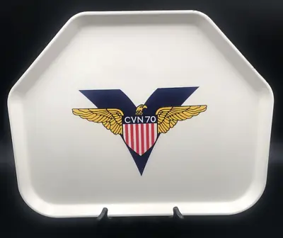 USS Carl Vinson CVN70 Mess Hall Dining Tray Aircraft Carrier 18  X 14  Carlisle • $24.99