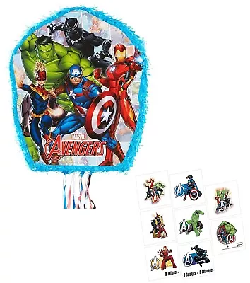 Ya Otta Marvel Avengers Pinata With (8pcs) Marvel Avengers Temporary Tattoos • $41.99