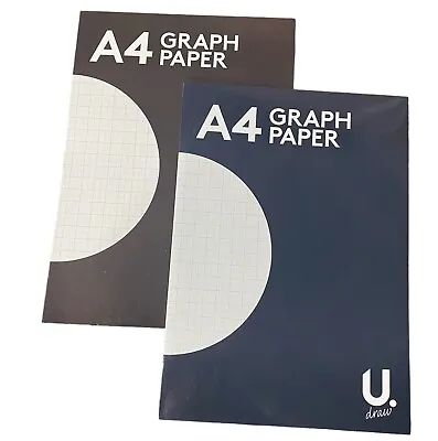 A4 Graph Paper Pad Squared Notepad Grid School Homework Engineering Engineer • £3.59