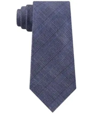 MSRP $69 Michael Kors Men's Elijah Classic Plaid Tie Gray One Size • $19.43
