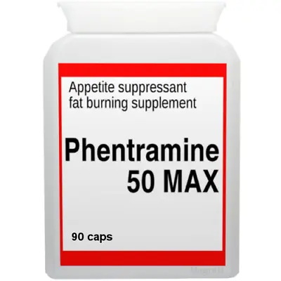 90 X PHENTRAMINE 50 MAX Strong Diet Pills SLIMMING/WEIGHT LOSS; Ultra Fat Burner • £20