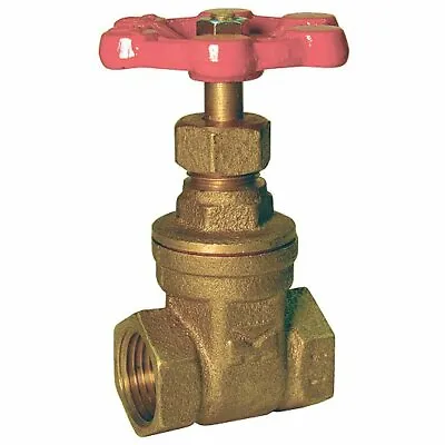 1-1/2  Gate Valve Non-Rising Stem Brass FNPT Threaded End 200 CWP NeW GAV 6TWK2 • $28.22