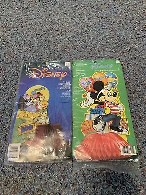 2 Mickey Mouse Eureka 11 Inch Honeycomb Tissue Center Piece • $5