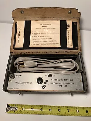 *Vintage General Electric Halogen Leak Detector Type # H-10 *Great Shape ! • $11.95