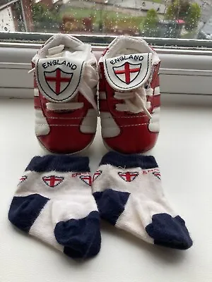 England Pram Shoes And Socks Upto 6 Months By LadyBird • £1.99