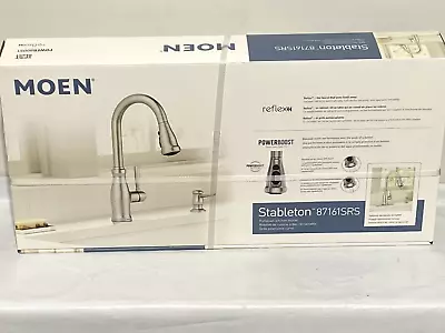 Moen Stableton Spot Resist Stainless Single Handle Pull-down Kitchen Faucet • $149