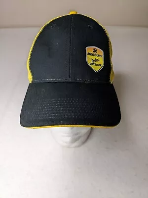 Mercury Marine Hat Strapback Norton's Dry Dock Black Yellow Baseball Cap • $9.99