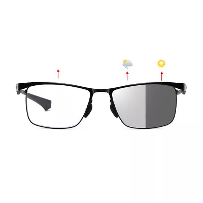 Varifocals Reading Glasses Arbeitsplatzbrille Selbsttönung PC Goggles • £25.61