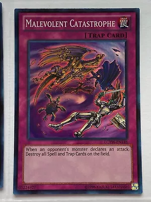 Yu-Gi-Oh Malevolent Catastrophe LCYW-EN0148 Unlimited Edition Super Rare NM • $1