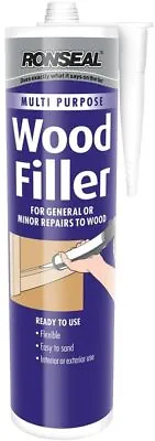 Ronseal Multi Purpose Wood Filler 310ml Interior & Exterior Use Various Colours  • £10.73
