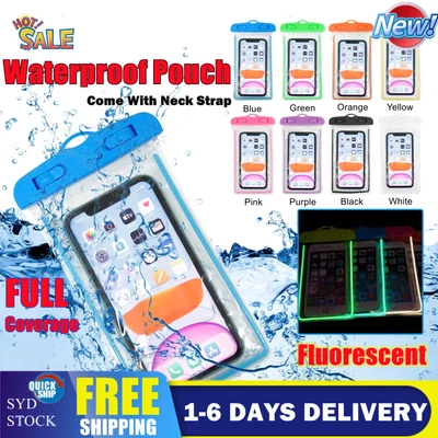 $5.99 • Buy Universal Waterproof Case Bag IPX8 Luminous For Phone Pouch Case Dry Bag Hot🔥