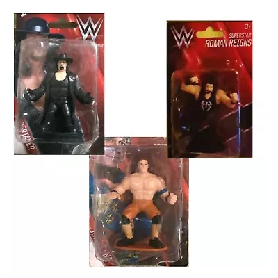 WWE 3-Pack Cake Topper Toys John Cena Roman Reigns And The Undertaker • $19.99