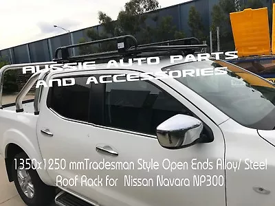 Tradesman Style Alloy Rack 1350mm For NISSAN NAVARA NP300 Dual Cab NO RAILS  • $717.17