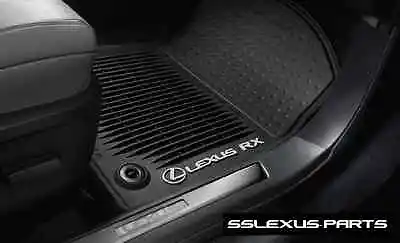 $84 • Buy Lexus RX350 RX450H (2016-2022) OEM Genuine ALL WEATHER FLOOR MATS 4pc (Black) 