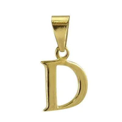 9ct Gold Alphabet Letter - Bail Charm / Pendant A - Z • £74