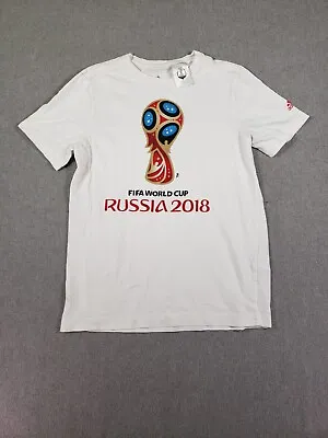 FIFA World Cup 2018 T-Shirt Russia Adidas Mens Large Officially Licensed Tee • $3.47