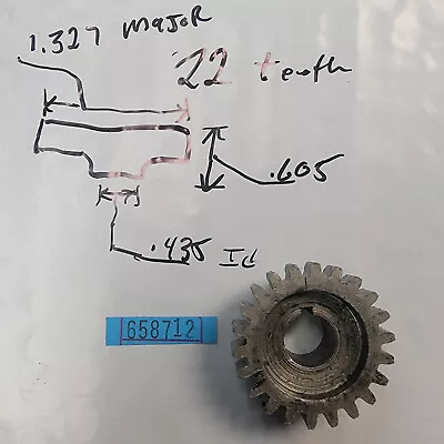 OE 1918-1925 Generator Timer Drive Gear J JD Electric Engine Harley Magneto B712 • $45