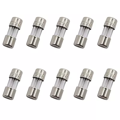 10 Pack F3AL Fast-Blow Mini Fuse 3A 3Amp 125V Glass Fuses 0.14 X 0.39 Inch / 3.6 • $9.15