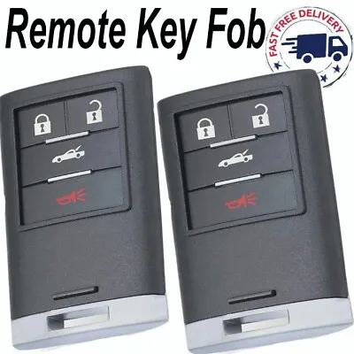 2X Smart Remote Key Fob For 2005-13 Chevrolet Corvette M3N5WY7777A 25926479/6480 • $38.99