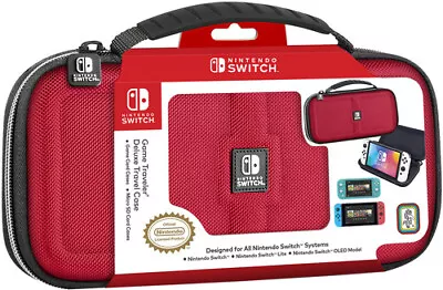 Nintendo Switch Game Traveler Red Deluxe Travel Case [New ] • $45.61
