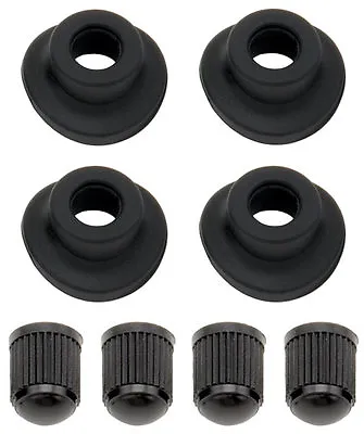 Universal Valve Stem Grommets And Caps Motorcycle Tire Mx Dirtbike Offroad • $7.95