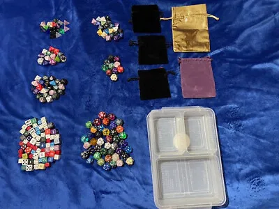 D&D RPG Dice Lot 197 Total Dice For Gaming Adventure Mix Lot Great Deal On Dice • $39.99