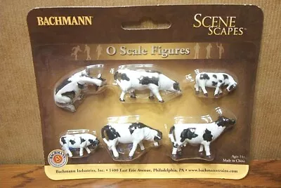 Bachmann Scene Scapes Cows - Black & White O Scale Figures • $14.95
