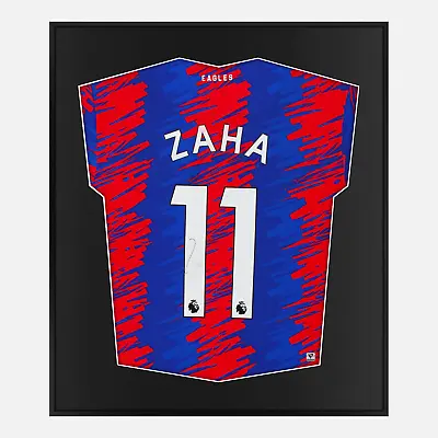 £340.99 • Buy Framed Wilfried Zaha Signed Crystal Palace Shirt 2022-23 Home [Mini]