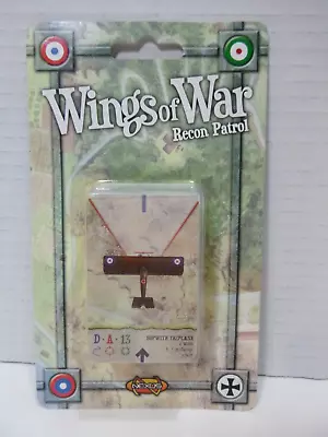 WINGS OF WAR WW1 Miniatures RECON PATROL Booster Pack Card Deck NEW/SEALED • $9.99