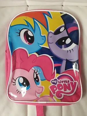 My Little Pony Nursery School Bag Kids Lightweight Travel Shoulder Backpack • £6