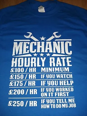 MECHANICS RATES  T-SHIRT All Sizes And Colours BRAND NEW FUNNY • £9.99