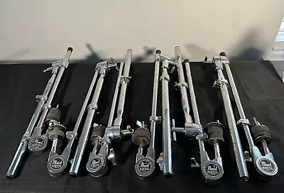 Set Of 6 Vintage Pearl Cymbal Stands Boom Arm  Used • $210