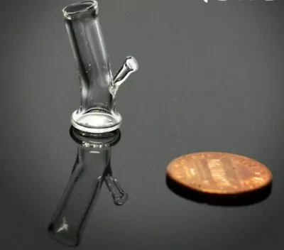 Miniature Dollhouse Accessories Glass Water Pipe Bong 1:12th Scale Miniature • $21.80