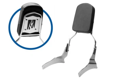 $66.99 • Buy Sissy Bar Backrest Passenger For 2013-2014 Suzuki Boulevard C50 VL800
